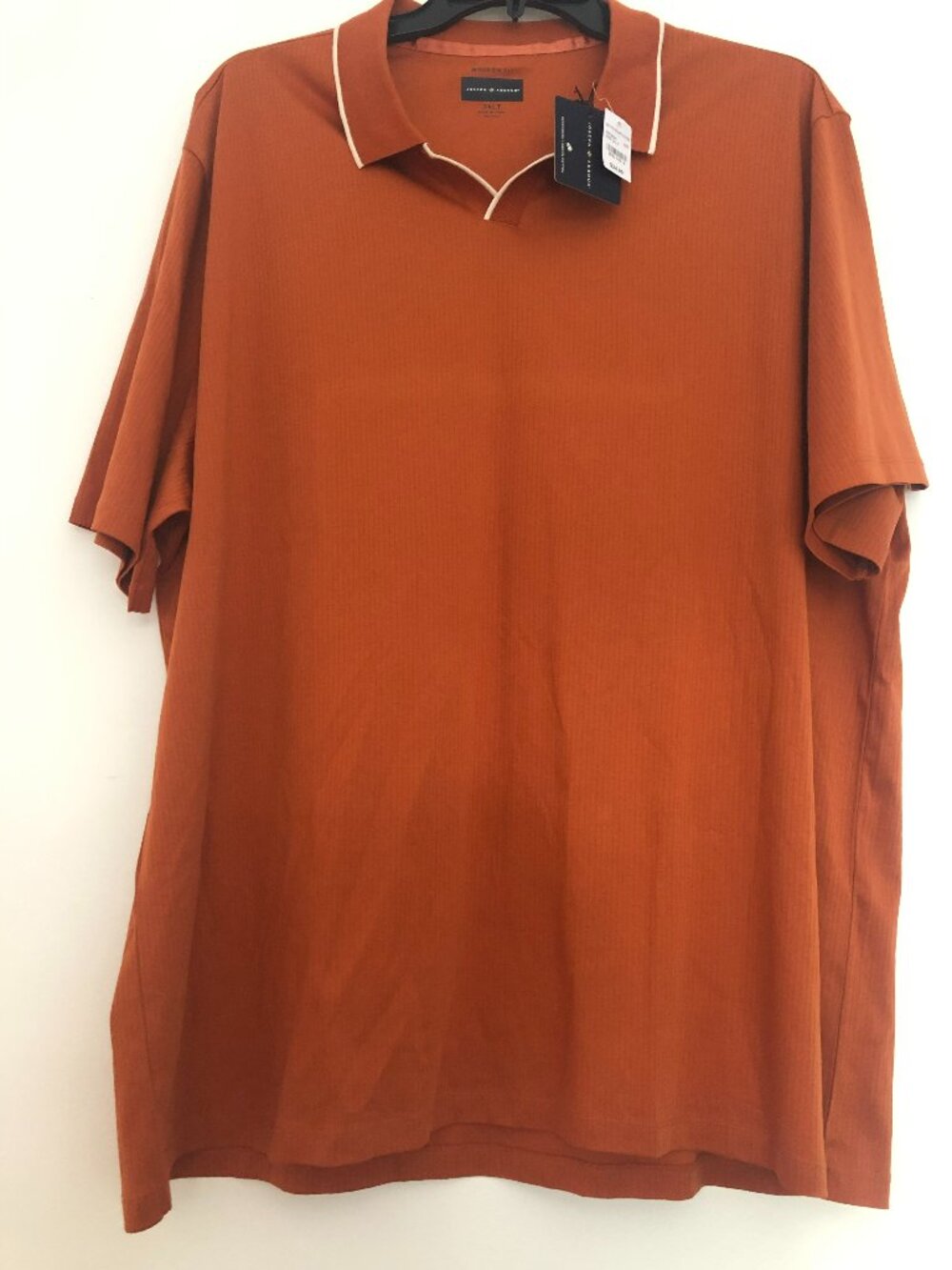 NWT Joseph Abboud Modern Fit Johnny Collar Polo Size 3XLT